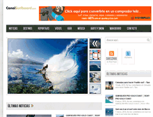 Tablet Screenshot of canalsurfboard.com